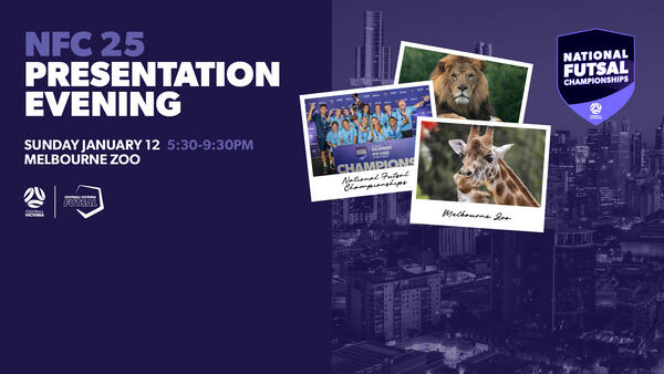 2025 National Futsal Championships Presentation Evening location confirmed