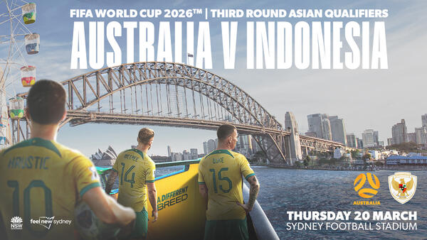 Subway Socceroos to face Indonesia at Sydney Football Stadium