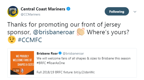 Hyundai A-League clubs in hilarious Twitter banter