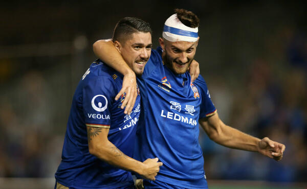 Dimitri Petratos and Kaine Sheppard