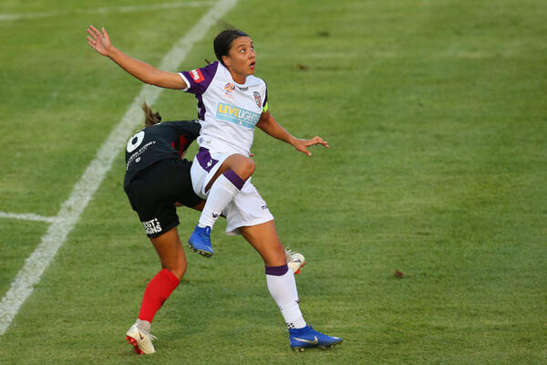 Sam Kerr, Perth Glory, Western Sydney, W-League