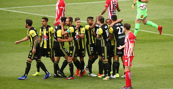 Wellington Phoenix celebrate