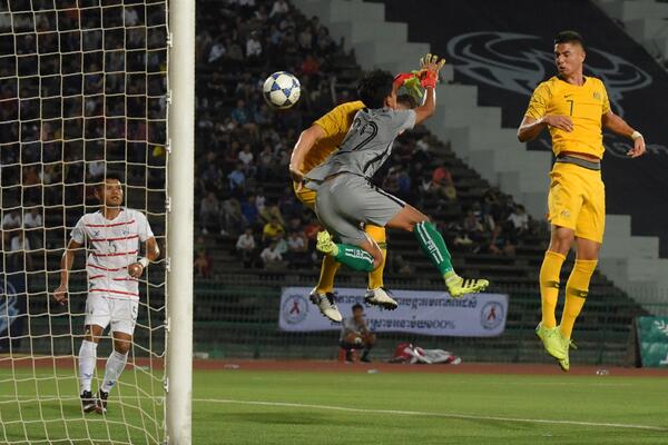 Hyundai A-League contingent dominate the scoring as Aussies thrash Cambodia