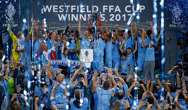 Sydney FC celebrate