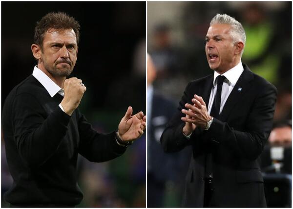 Tony Popovic and Steve Corica 