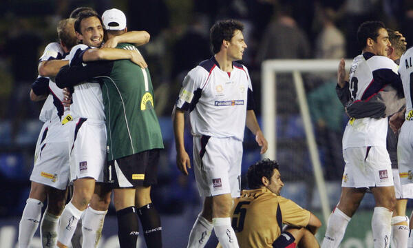 Adelaide United celebrate