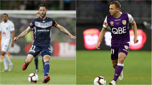 Carl Valeri and Brendon Santalab sign for Dandenong City
