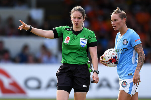 Rebecca Durcau to Referee Westfield W-League Grand Final 10 