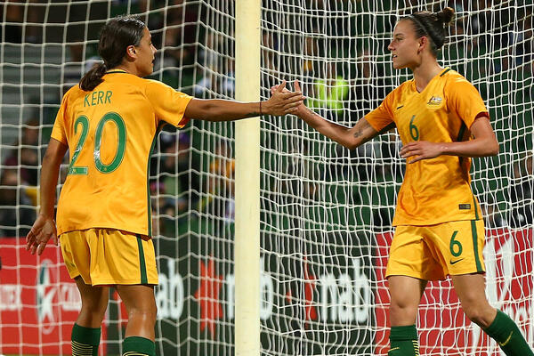 Social media reaction to Westfield Matildas' thumping win in Perth
