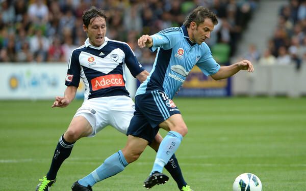 Mark Milligan and Alessandro Del Piero