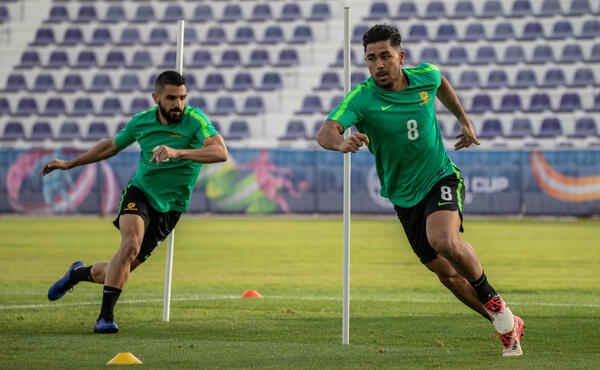 Massimo Luongo and Aziz Behich