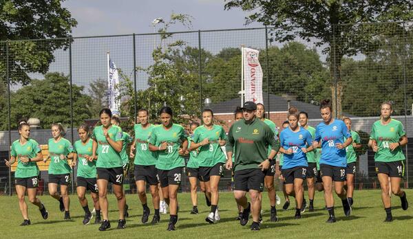 Matildas train in the Netherlands