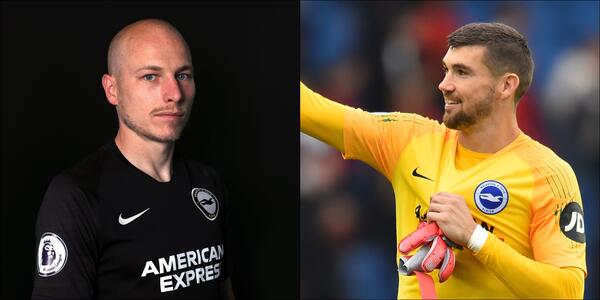 Aaron Mooy and Mathew Ryan have joined forces at Brighton and Hove Albion