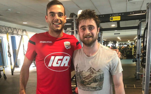 Nikola Mileusnic and Daniel Radcliffe