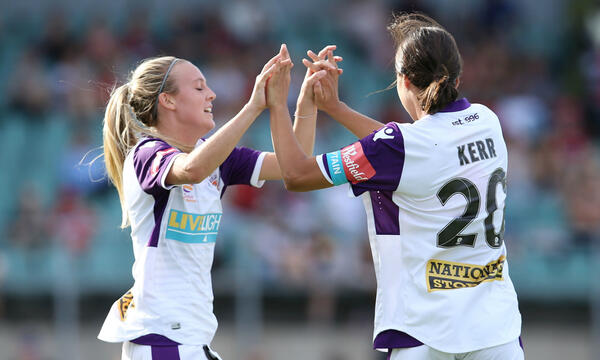 Rachel Hill and Sam Kerr