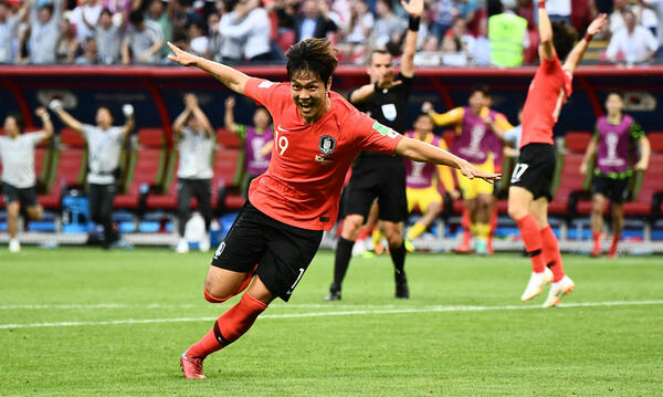 South Korea beat Germany at Russia 2018