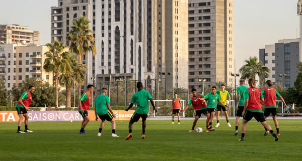 Socceroos training