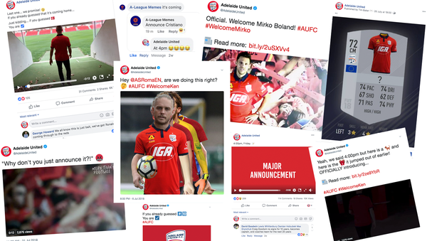 Adelaide United social teasers