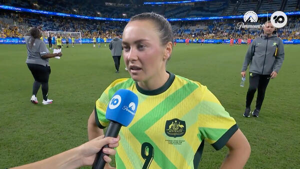 Caitlin Foord: It's massive to have 'Sammy' back | Interview | Australia v Korea 