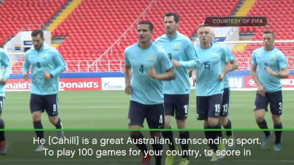 Ange hails Cahill for Socceroos milestone