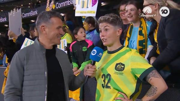 Michelle Heyman: So nice to see the home crowd again | Interview | Australia v Argentina