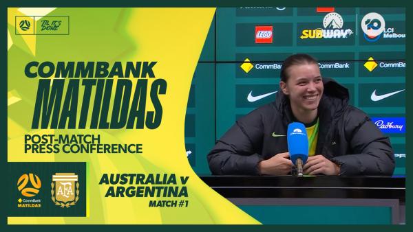 Tom Sermanni & Kahli Johnson  Press Conference | Australia v Argentina | International Friendly 2025
