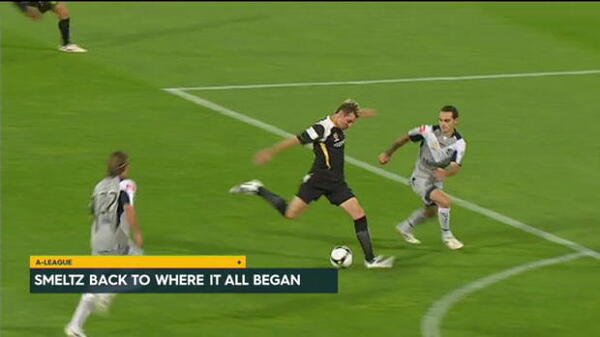 Smeltz back to where it all began