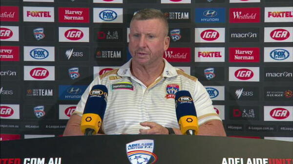 Newcastle Jets Rd20 press conference