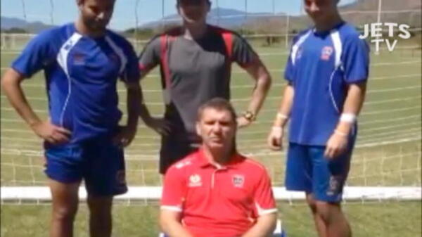 Stubbins tackles the #IceBucketChallenge