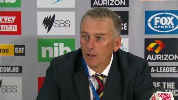 Newcastle Jets press conference