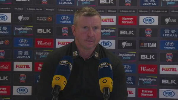 Newcastle Jets Rd3 press conference