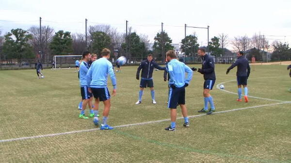 Sky Blues train in Saitama