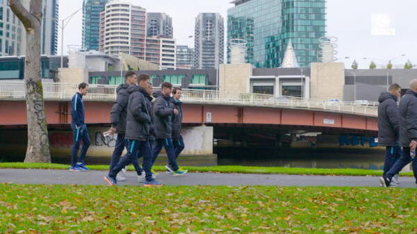 FFA TV | Socceroos pre-Brazil team walk