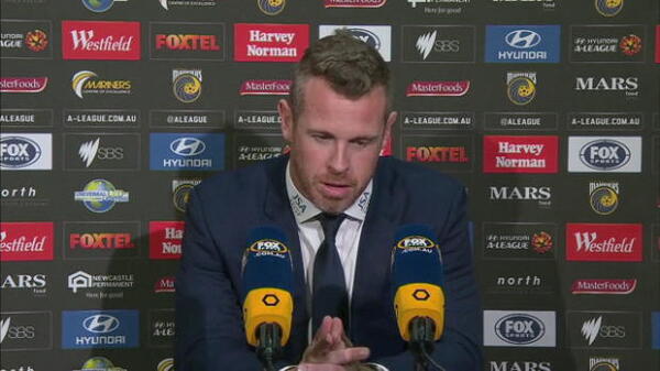 Newcastle Jets Rd27 press conference