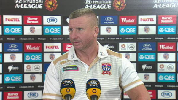 Newcastle Jets Rd18 press conference