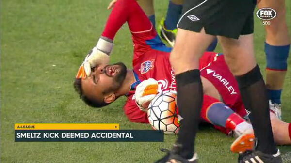 Smeltz kick deemed accidental