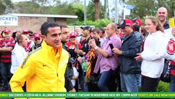Socceroos visit Wanderland