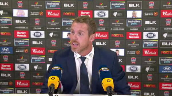 Newcastle Jets Rd16 press conference