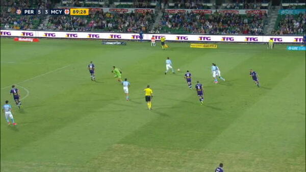 Glory keeper's outfield gaffe
