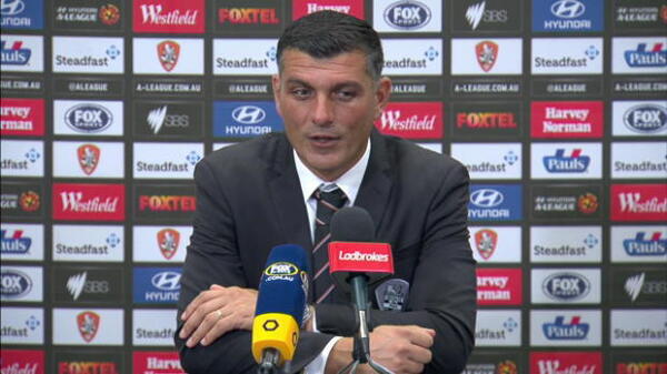 Brisbane Roar Rd 25 press conference
