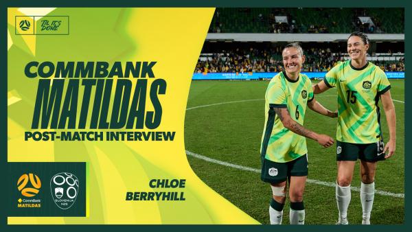 Chloe Berryhill | Post-Match Interview | CommBank Matildas v Slovenia