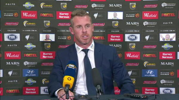Newcastle Jets Rd21 press conference