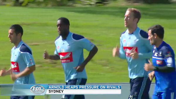 Arnold heaps pressure on rivals