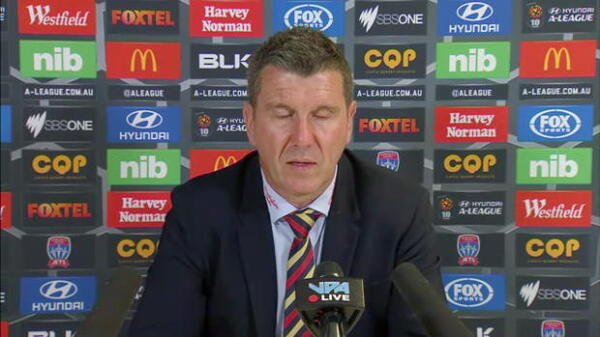 Newcastle Jets press conference