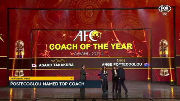 Ange named AFC's top coach