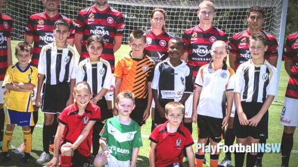 Behind the scenes: Play Football NSW photoshoot