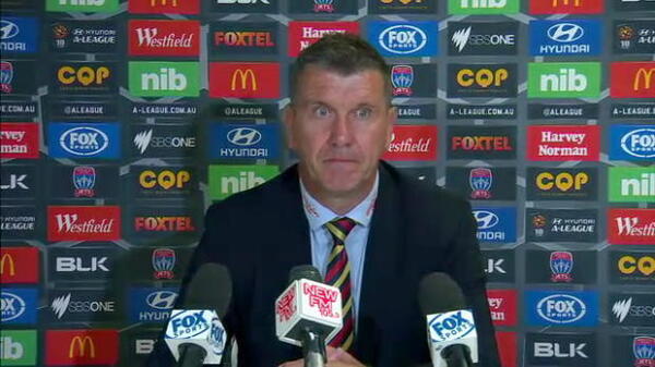 Newcastle Jets press conference