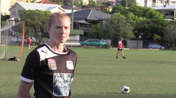 Roar captain Claire Polkinghorne prepares for Grand Final