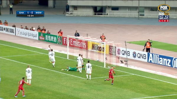 Wanderers succumb to Shanghai SIPG