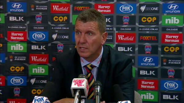 Newcastle Jets press conference